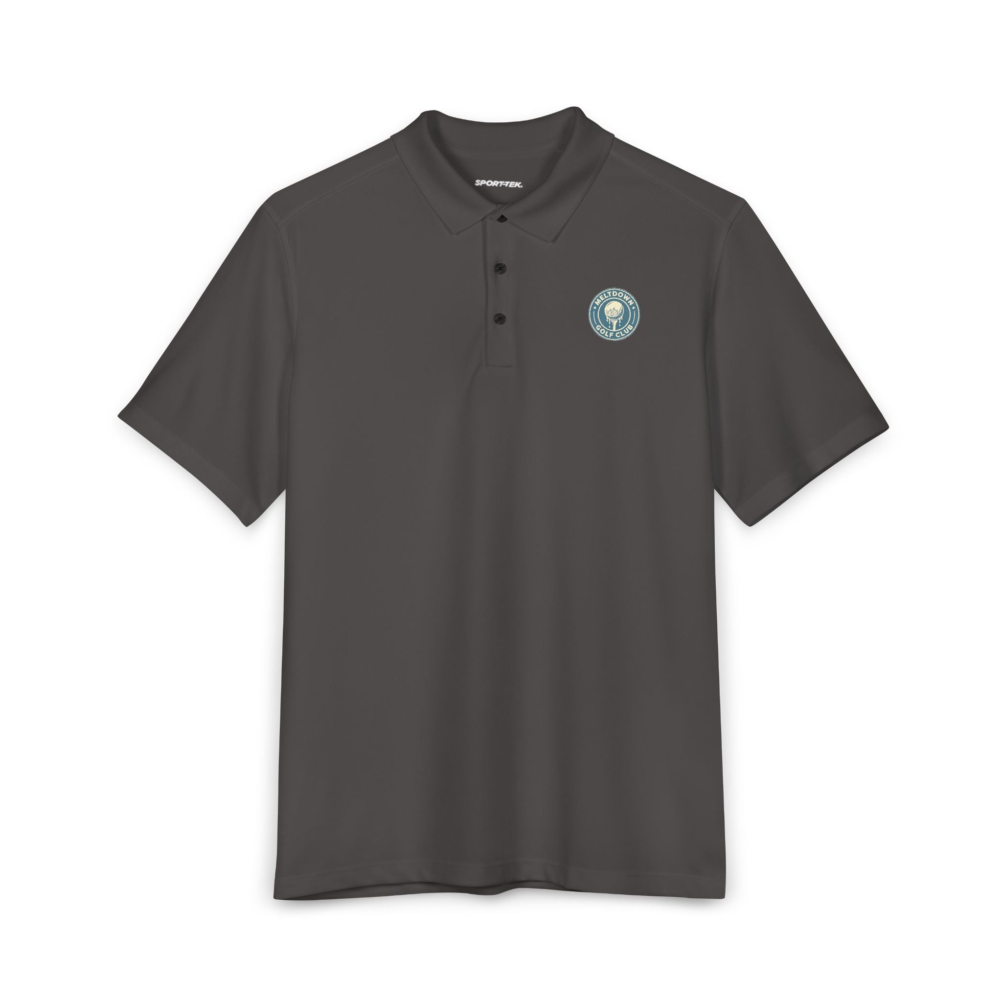 Meltdown Logo Polo Shirt — Sport-Tek UV Micropique Men's Polo