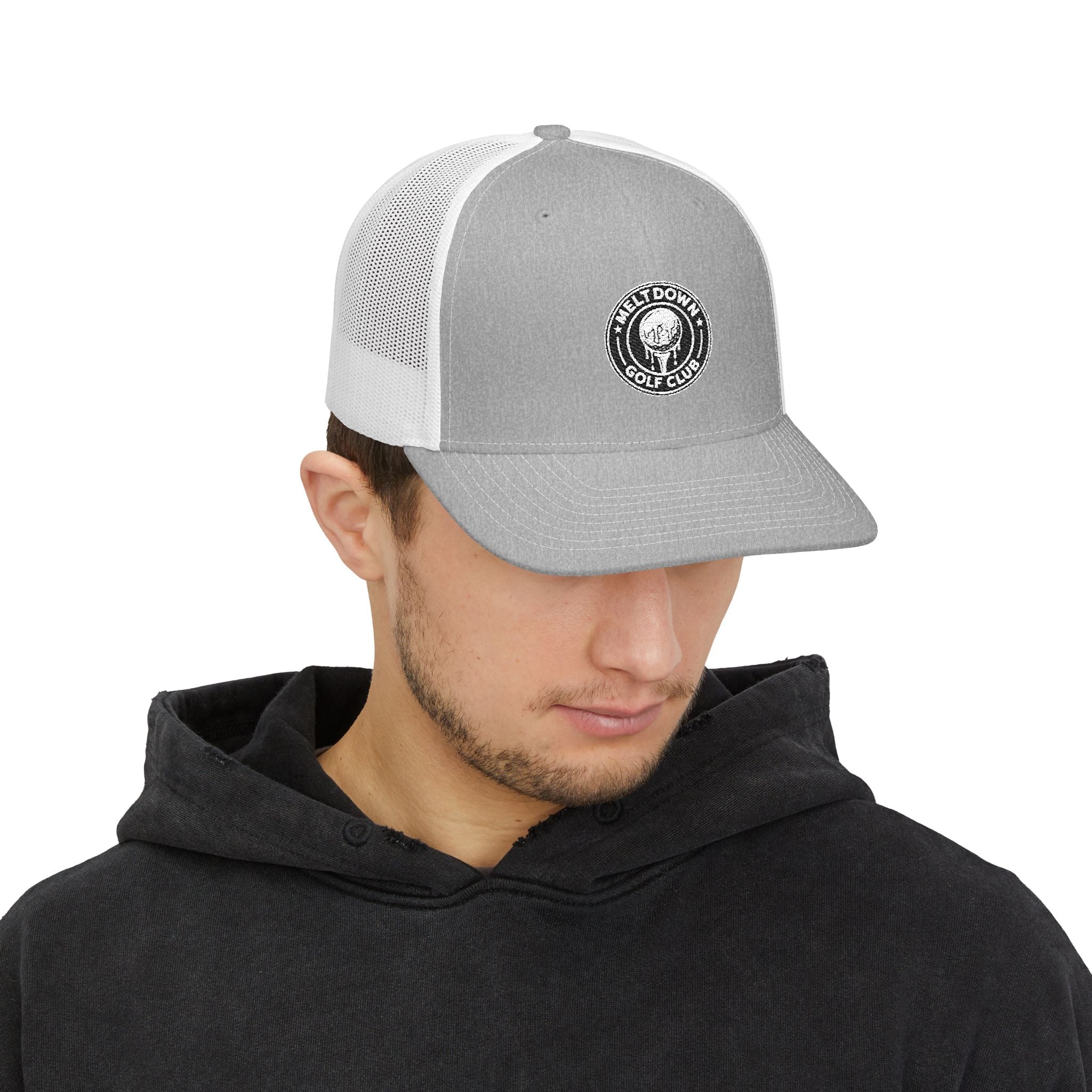 Meltdown Golf Club Embroidered Trucker Cap