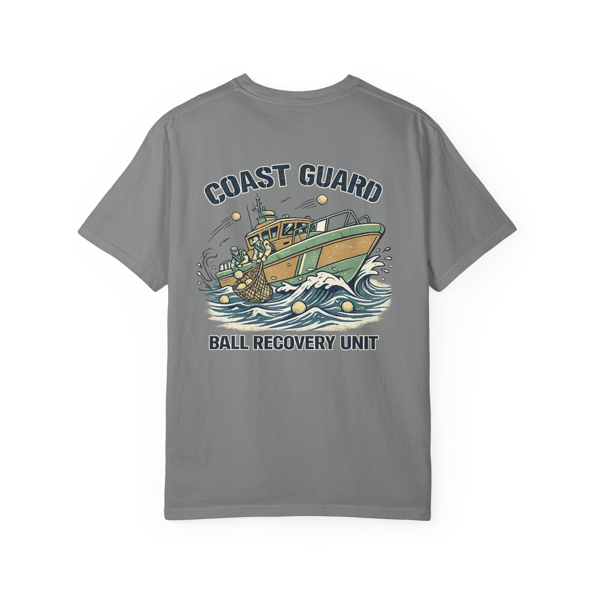 Coast Guard Ball Recovery Unit Golf Shirt – Vintage Nautical Golf Tee