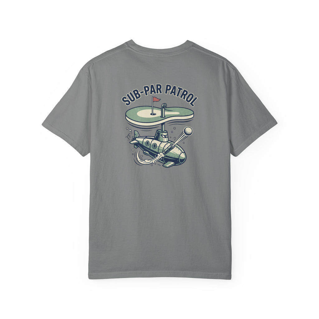Sub-Par Patrol Golf Shirt – Vintage Submarine Funny Golf Graphic Tee