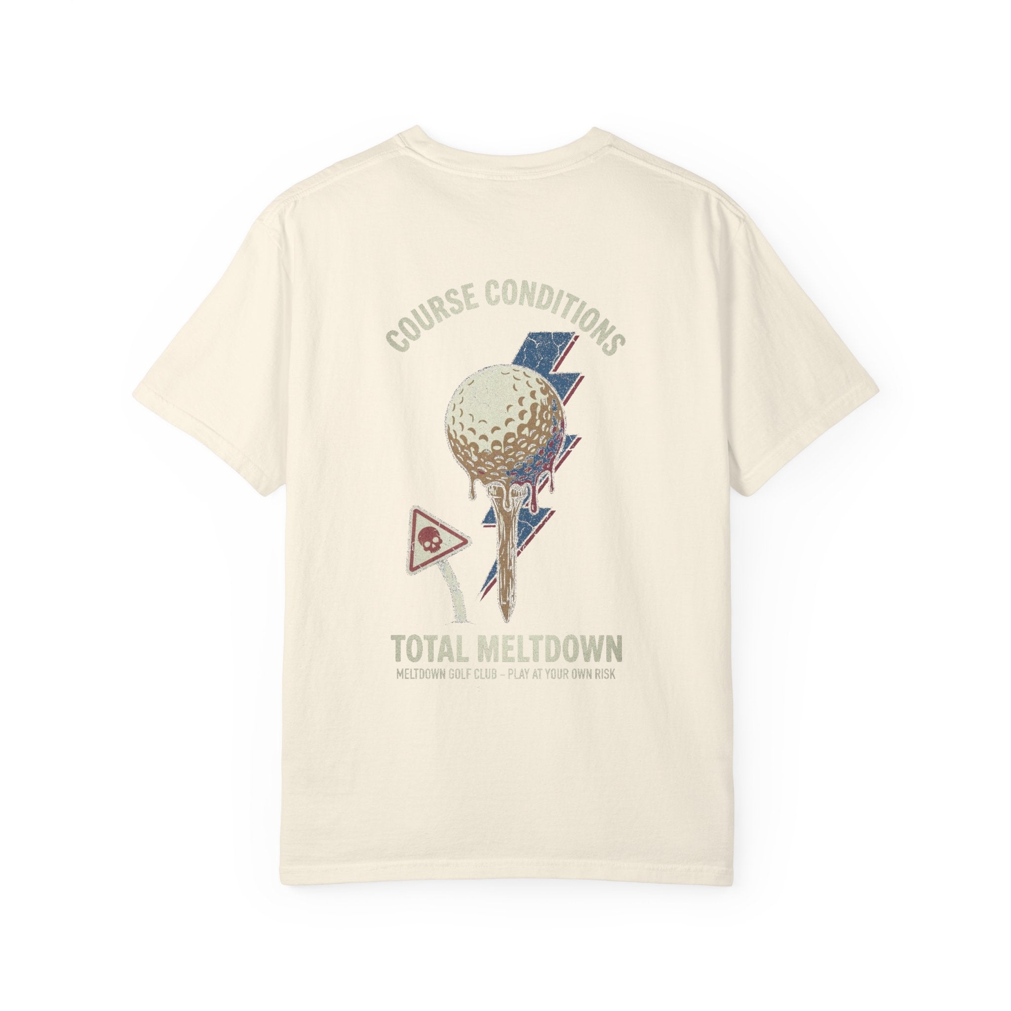Golf Meltdown T-Shirt — Retro Course Conditions Graphic Tee