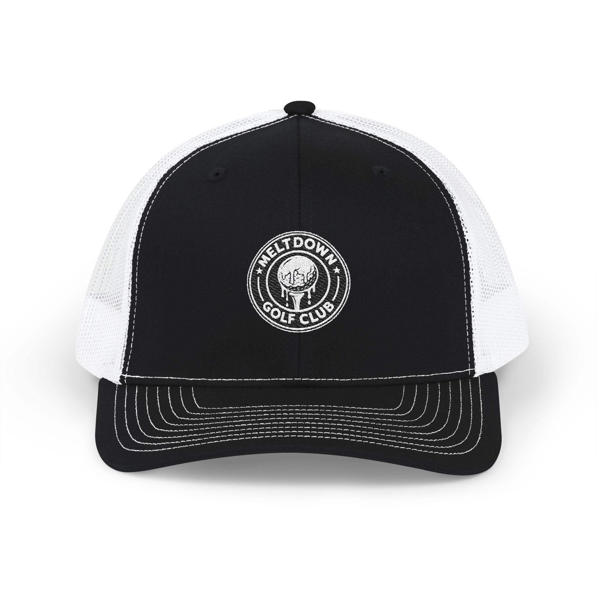 Meltdown Golf Club Embroidered Trucker Cap