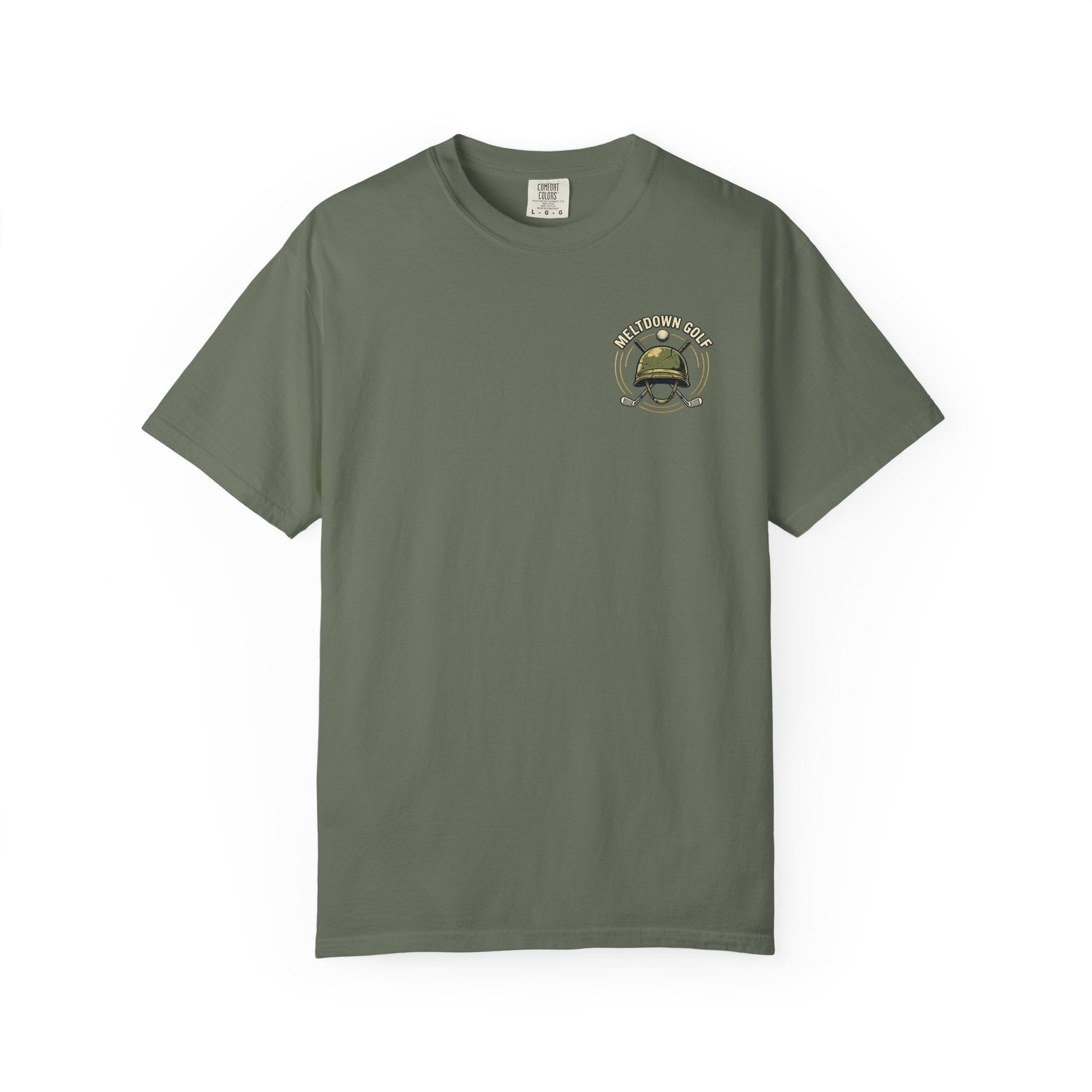 Semper Bogey Golf T-Shirt — "No Fairway Left Behind" Military Golf Tee