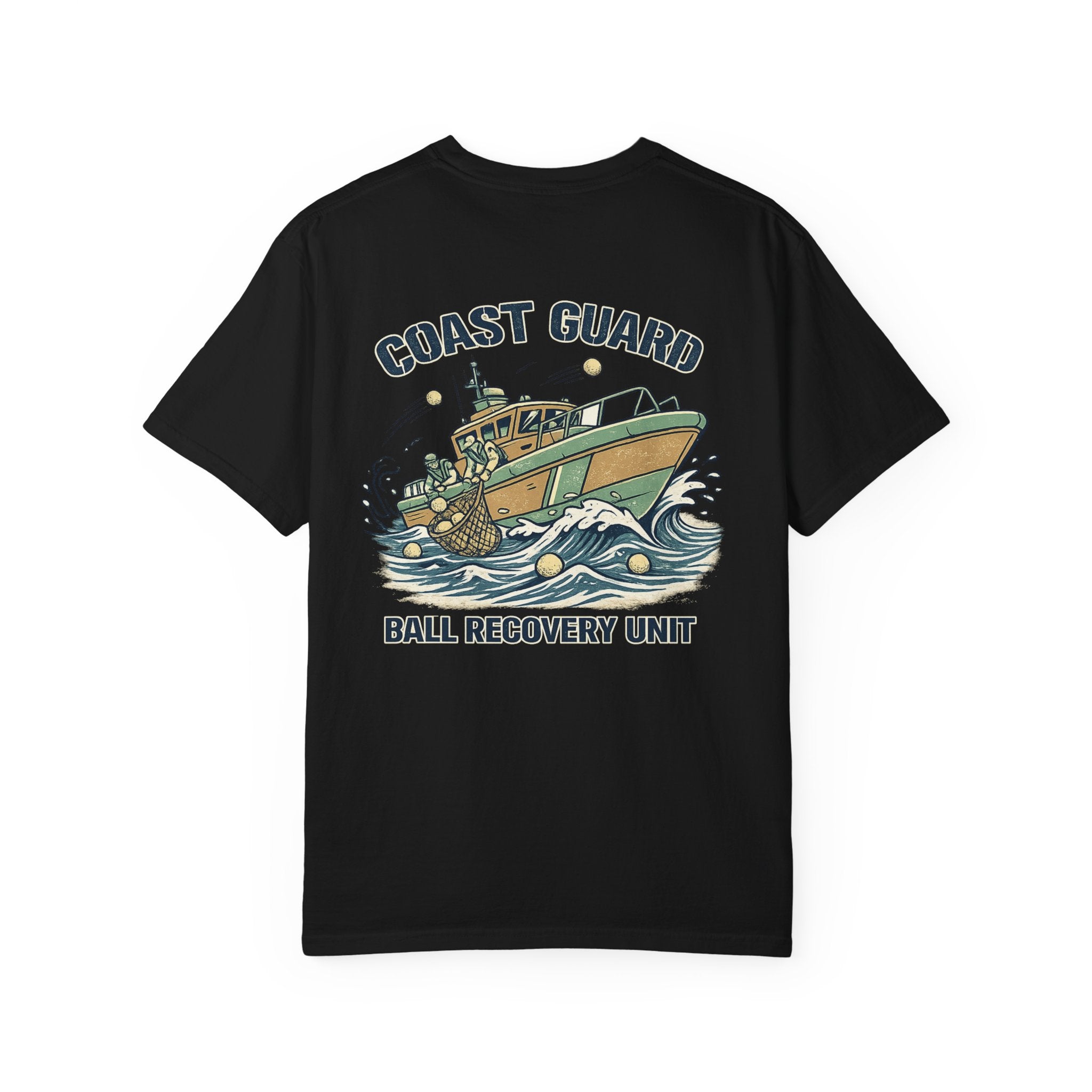 Coast Guard Ball Recovery Unit Golf Shirt – Vintage Nautical Golf Tee