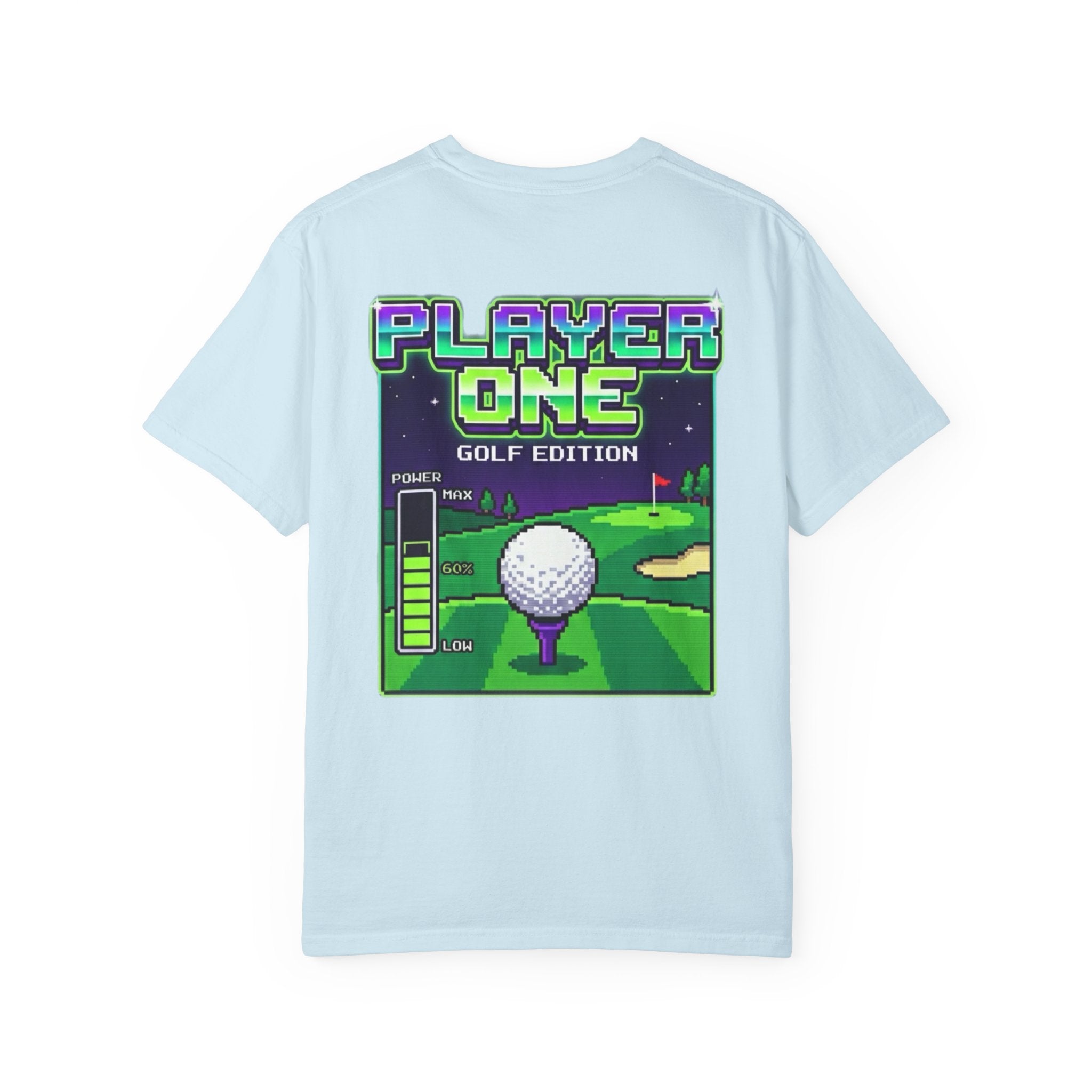 Player One Golf Edition T-Shirt — Retro Pixel Golf Tee