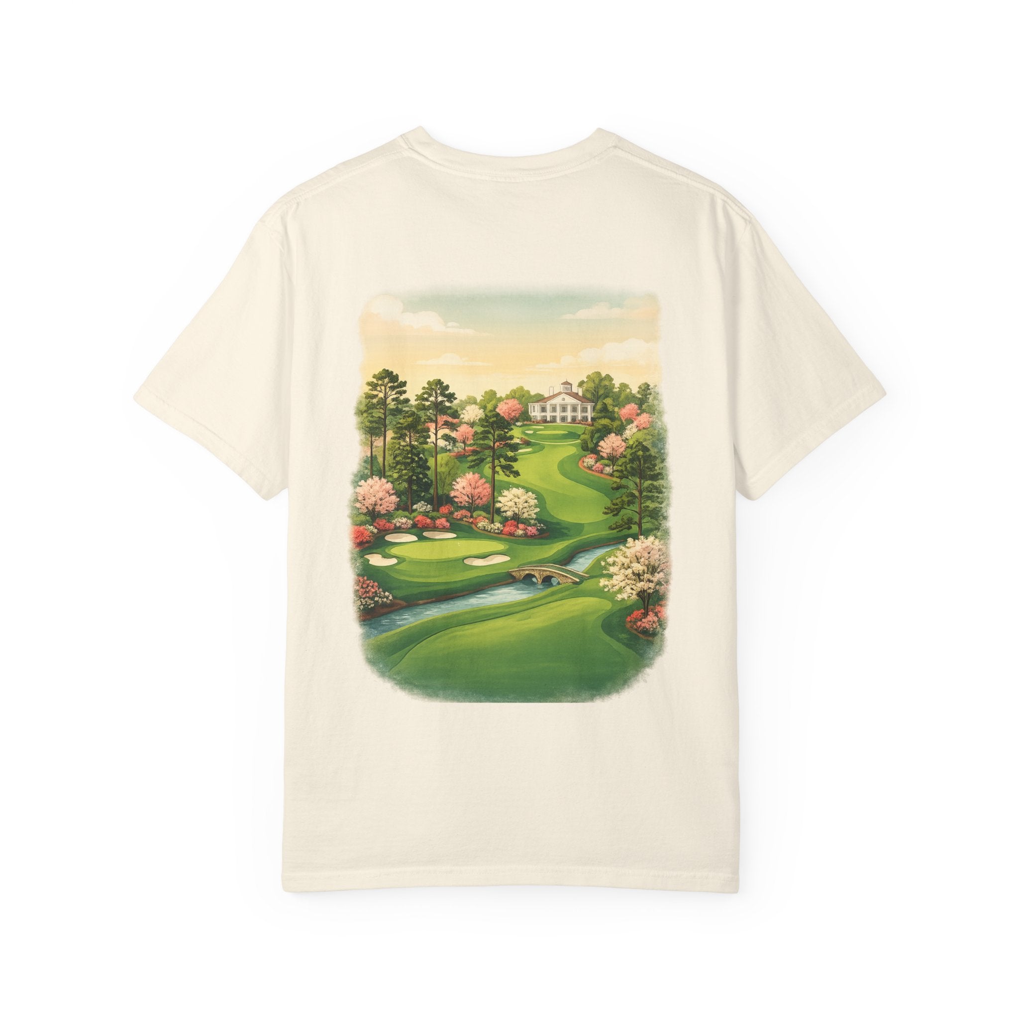 Retro Augusta-Inspired Golf T-Shirt | Classic Spring Golf Course Graphic Tee