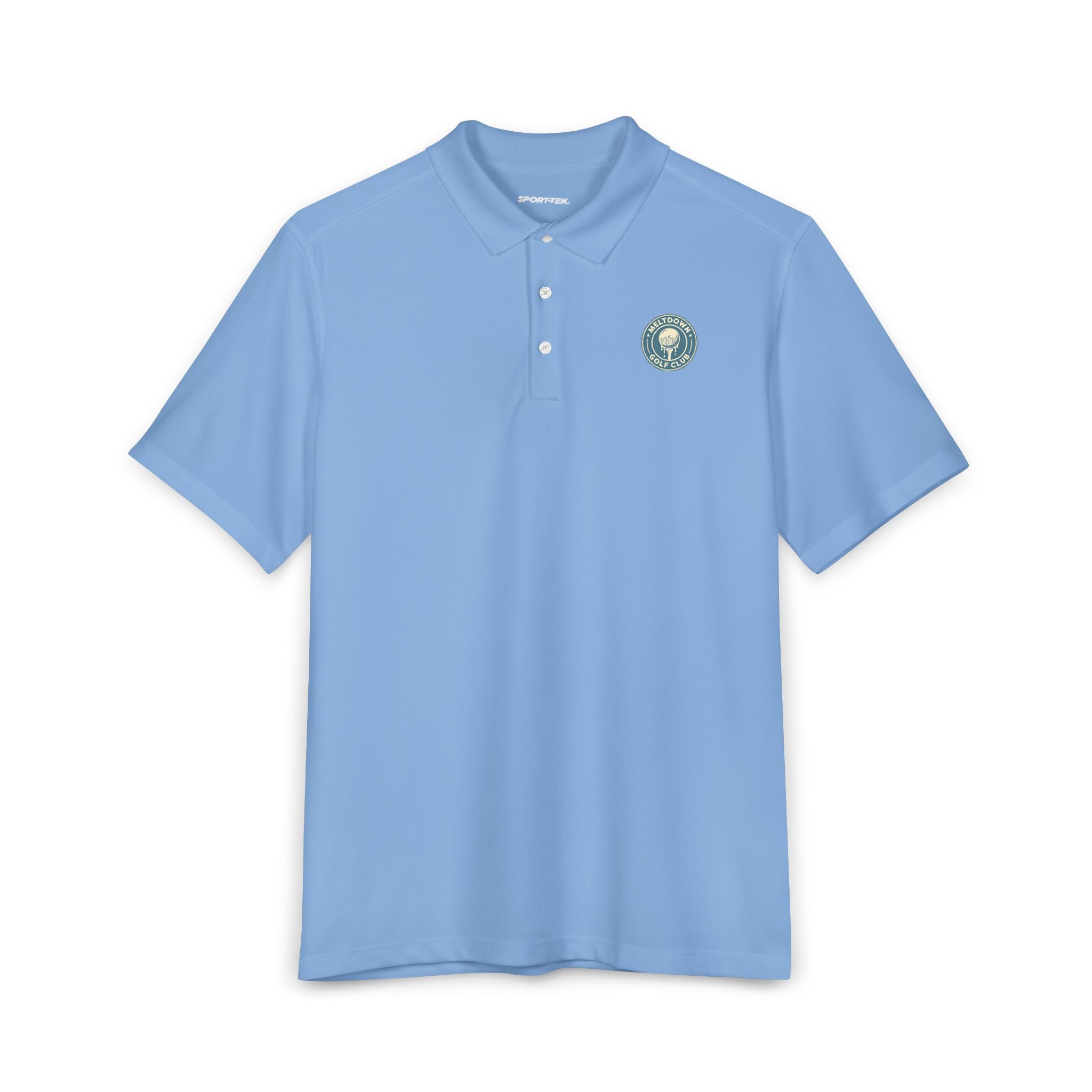 Meltdown Logo Polo Shirt — Sport-Tek UV Micropique Men's Polo