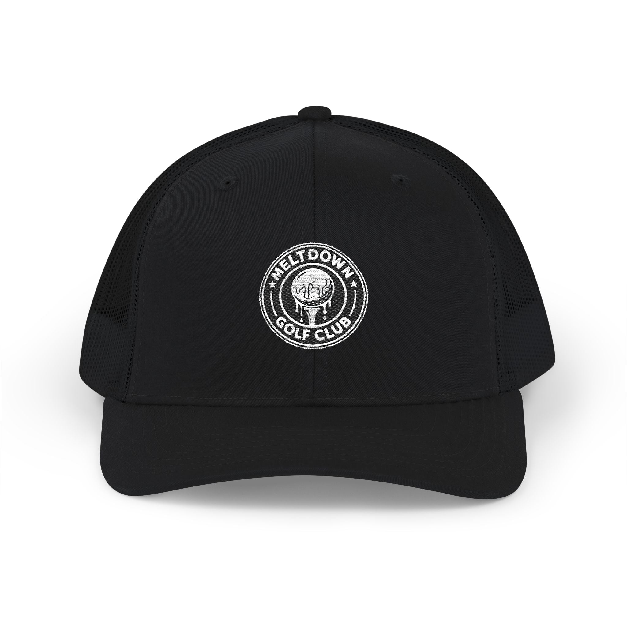 Meltdown Golf Club Embroidered Trucker Cap