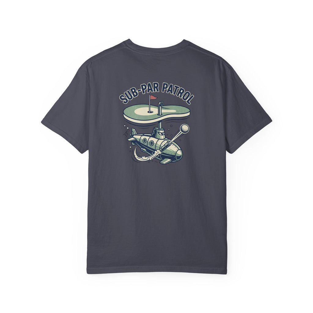 Sub-Par Patrol Golf Shirt – Vintage Submarine Funny Golf Graphic Tee