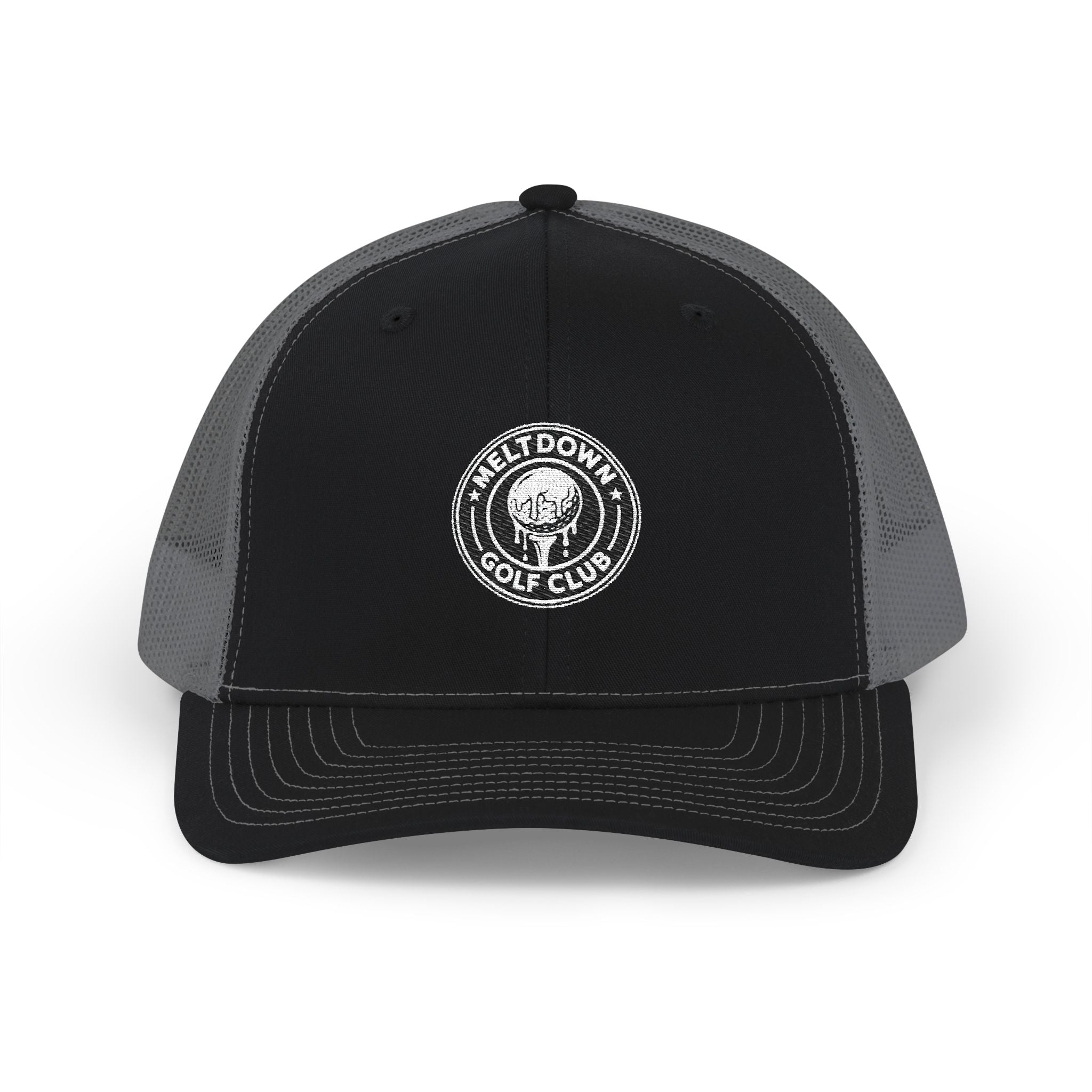 Meltdown Golf Club Embroidered Trucker Cap