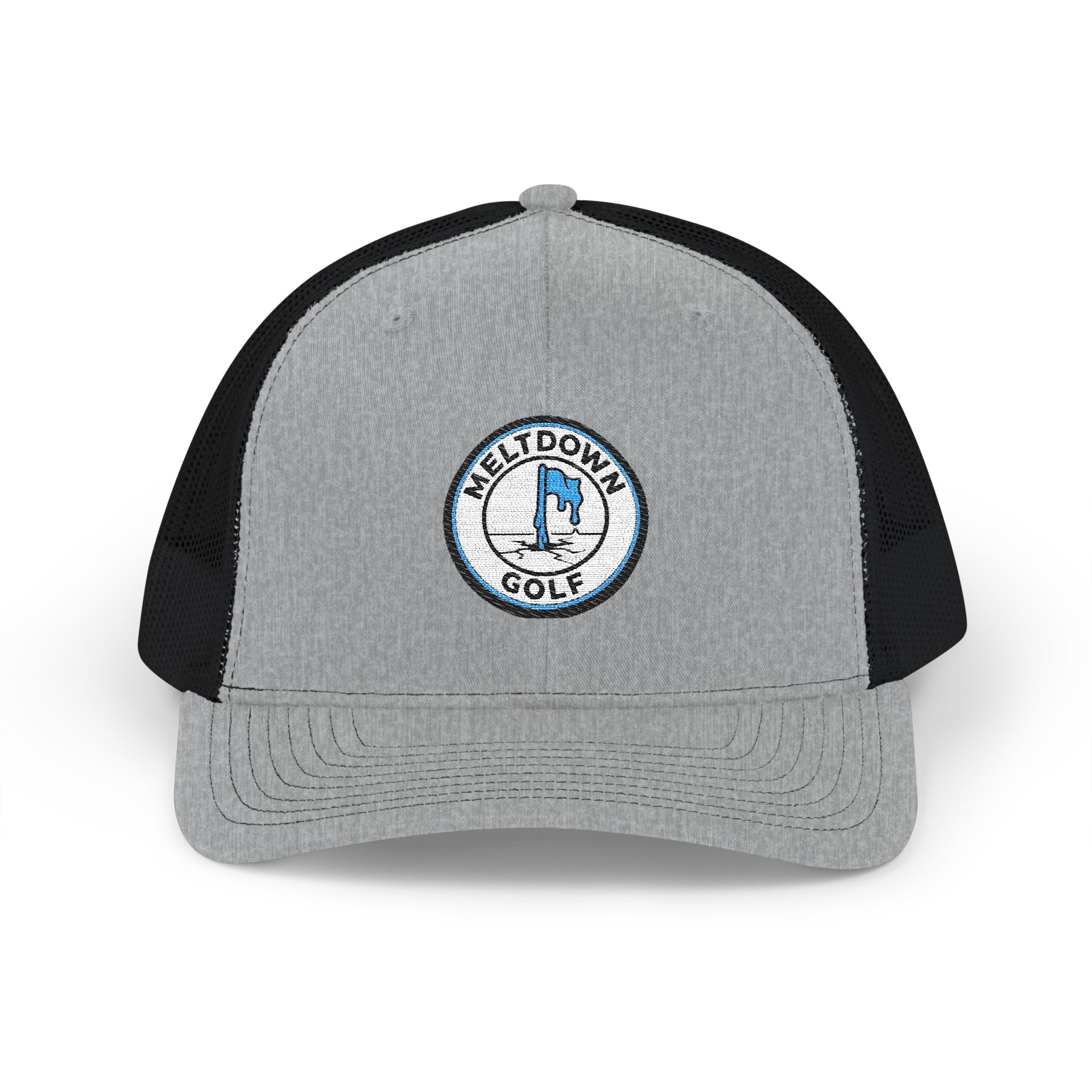 Meltdown Golf Patch Hat | Embroidered Melting Flag Golf Patch