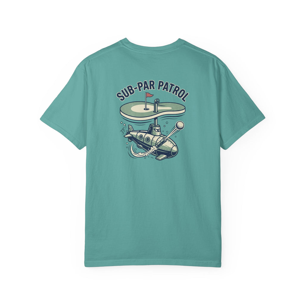 Sub-Par Patrol Golf Shirt – Vintage Submarine Funny Golf Graphic Tee