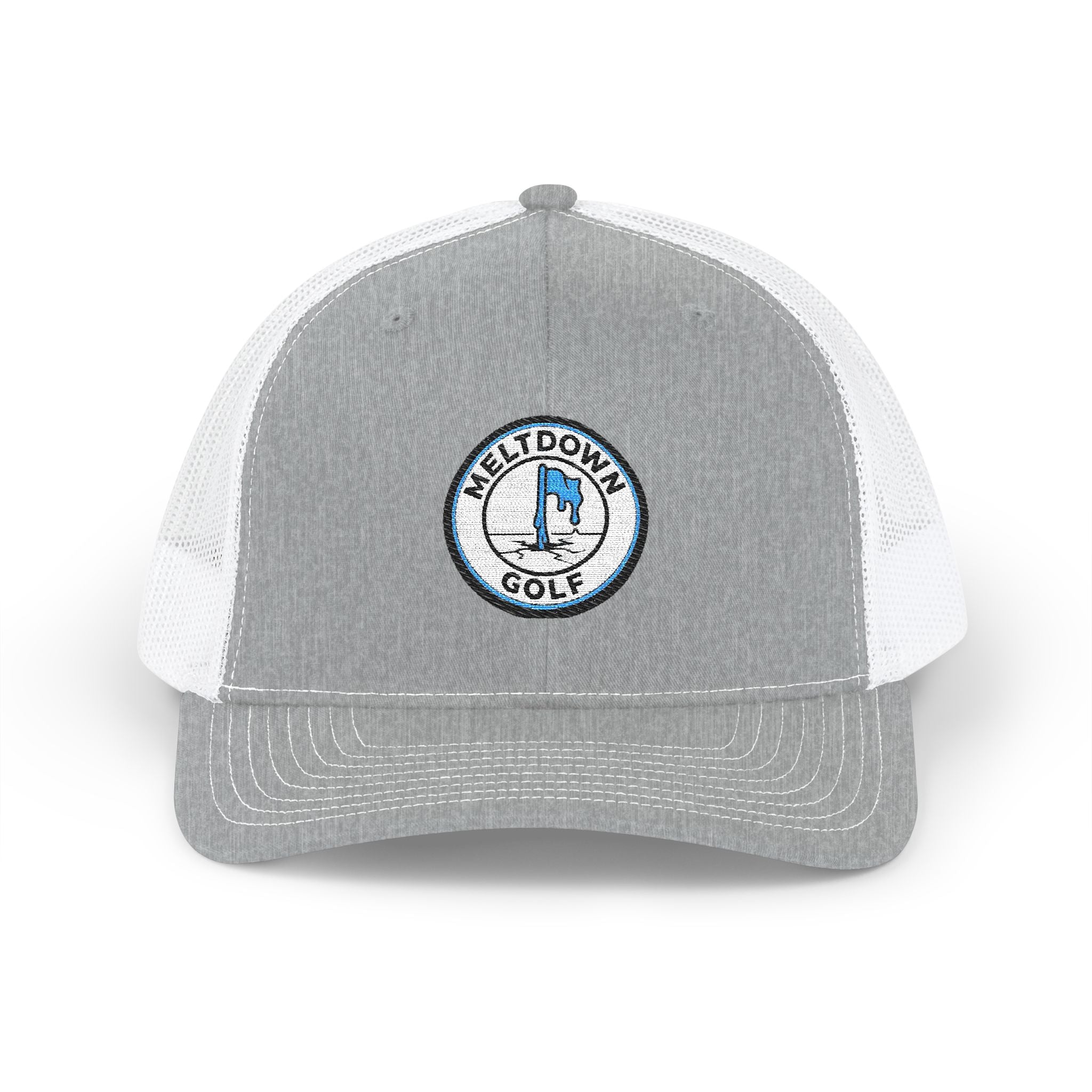 Meltdown Golf Patch Hat | Embroidered Melting Flag Golf Patch