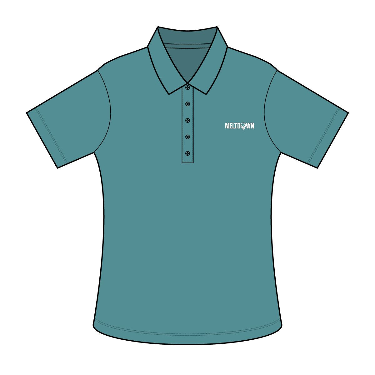 Ladies Meltdown Golf Polo