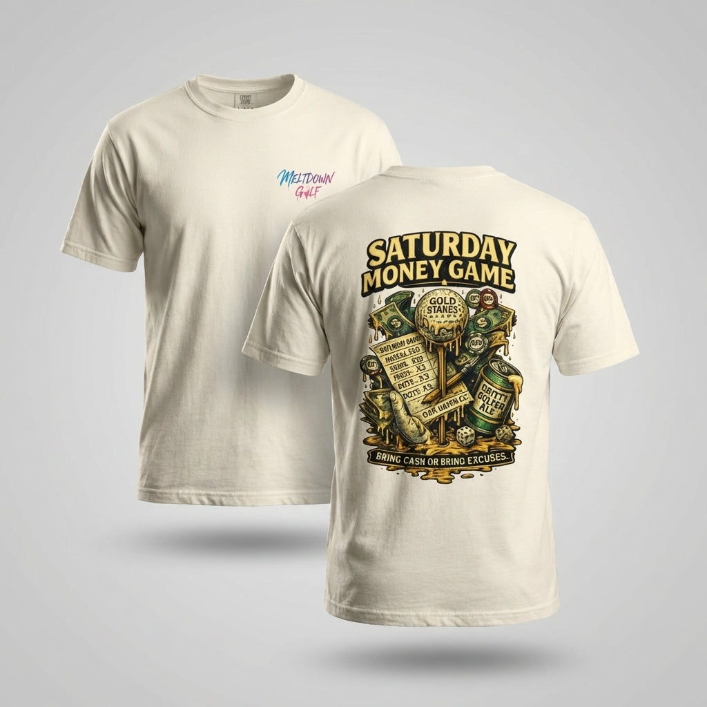 Saturday Money Game T‑Shirt — 'Bring Cash or Bring Excuses' Graphic Tee