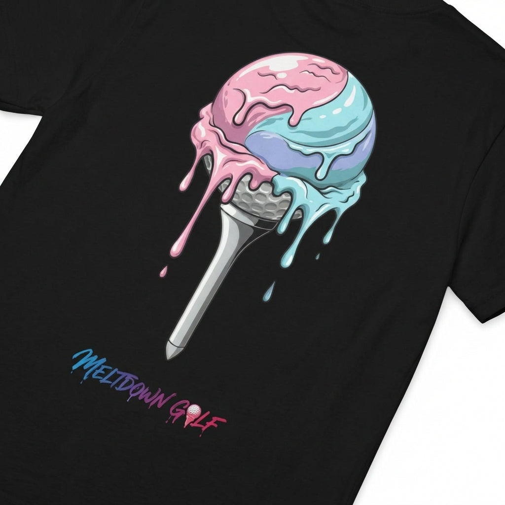 Meltdown Golf Ice Cream Tee- Streetwear Golf Shirt