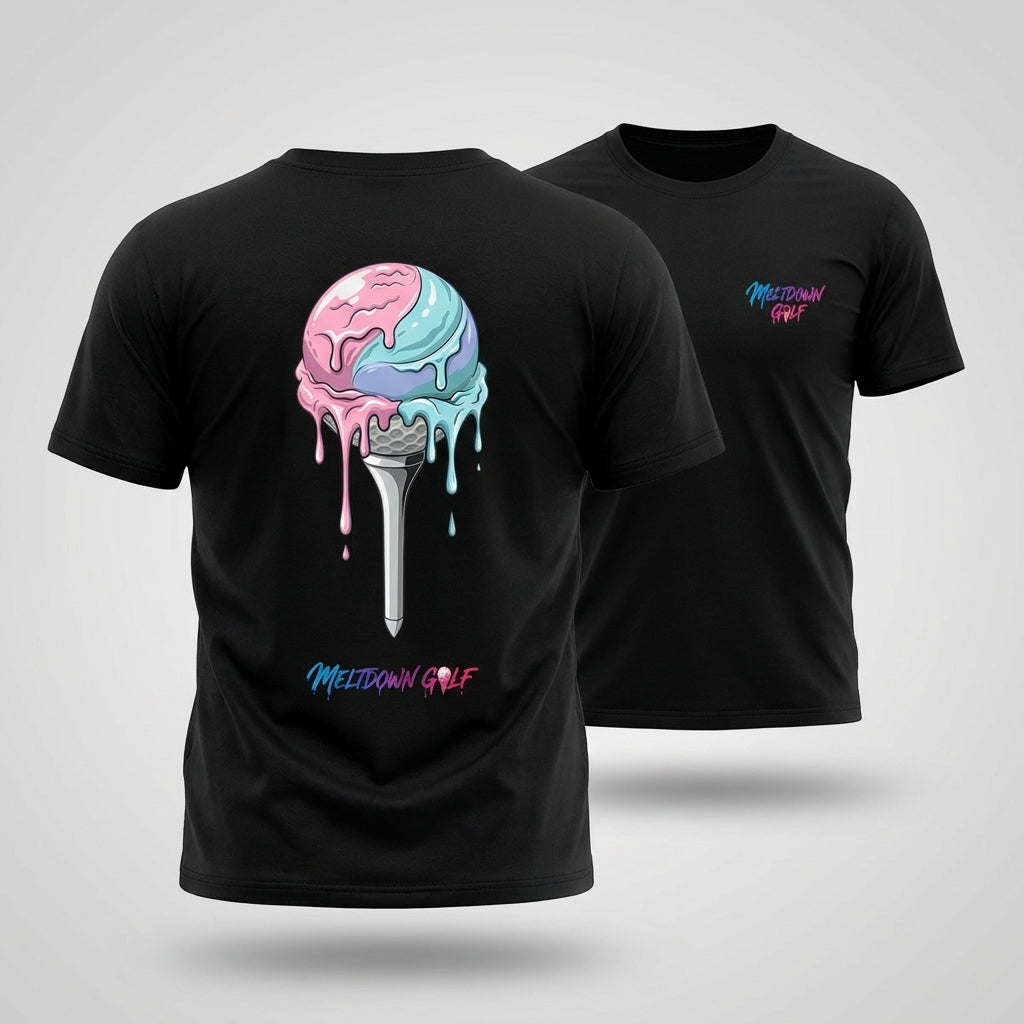 Meltdown Golf Ice Cream Tee- Streetwear Golf Shirt