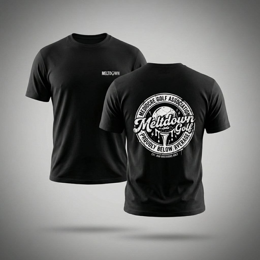 Meltdown Golf – “Proudly Below Average” Tee