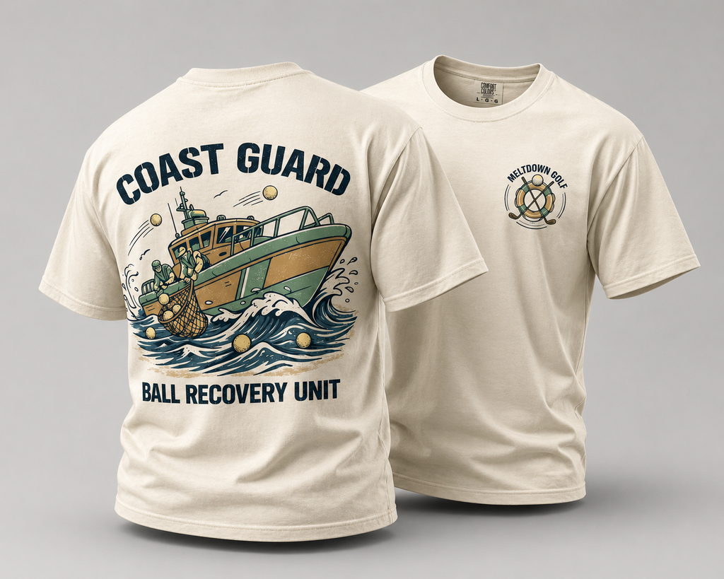 Coast Guard Ball Recovery Unit Golf Shirt – Vintage Nautical Golf Tee