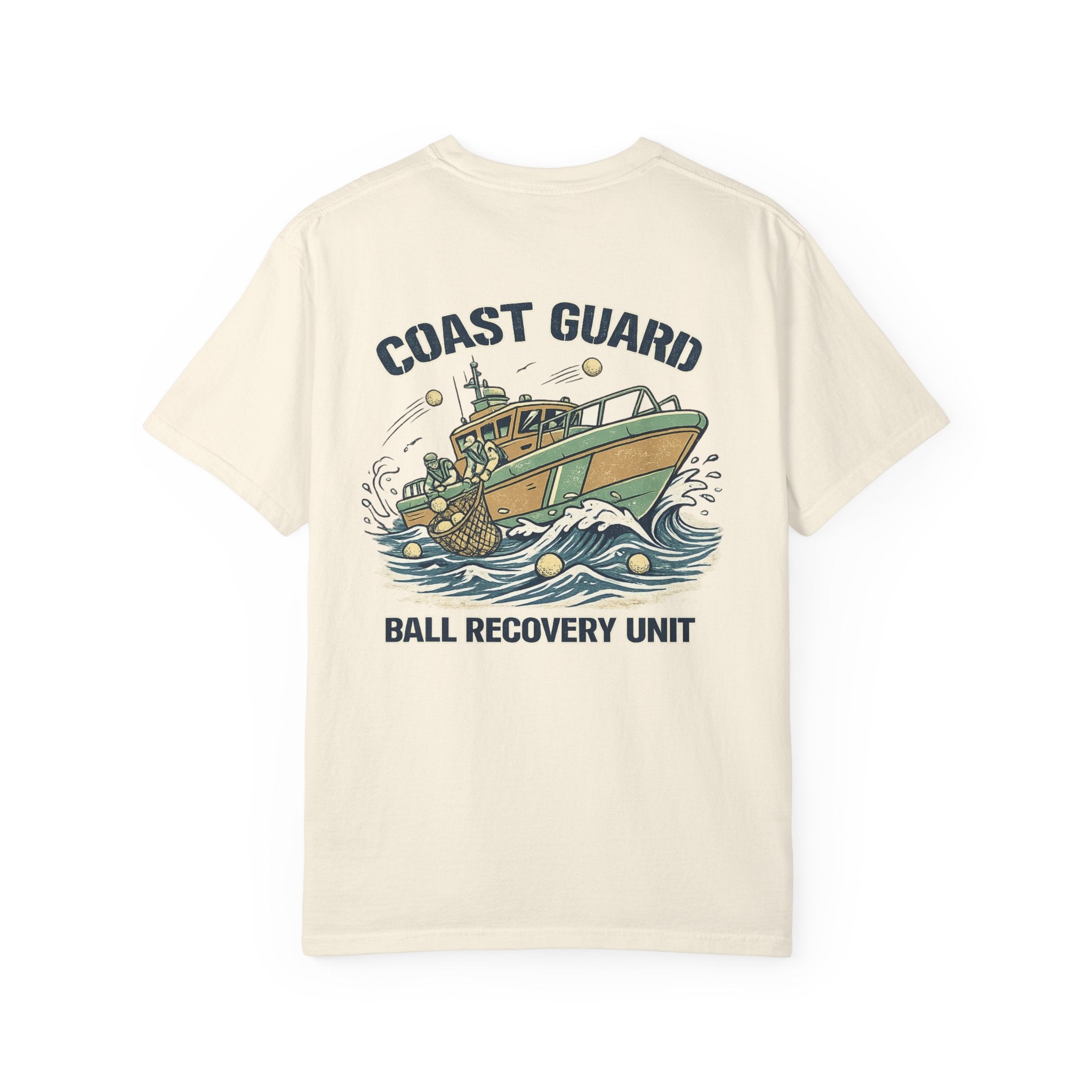 Coast Guard Ball Recovery Unit Golf Shirt – Vintage Nautical Golf Tee