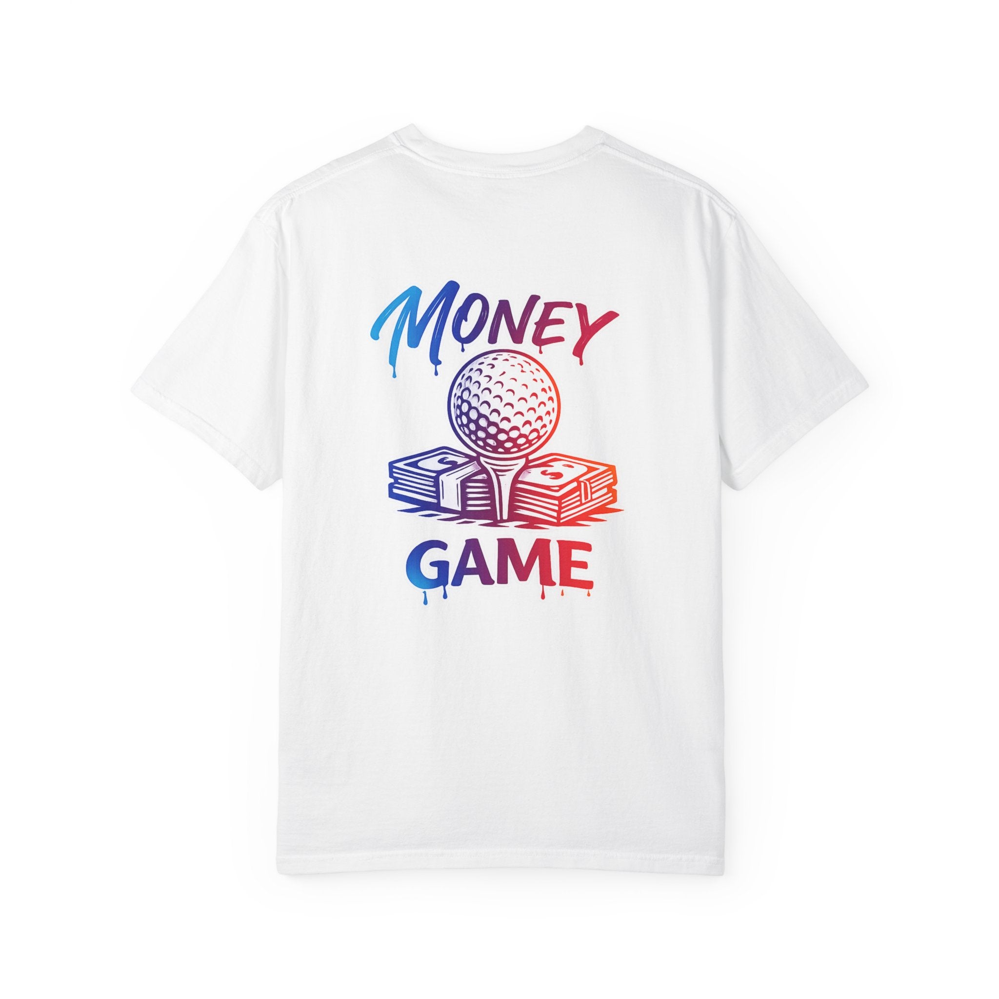 Money Game T-Shirt — Golf Ball & Cash Graphic Tee
