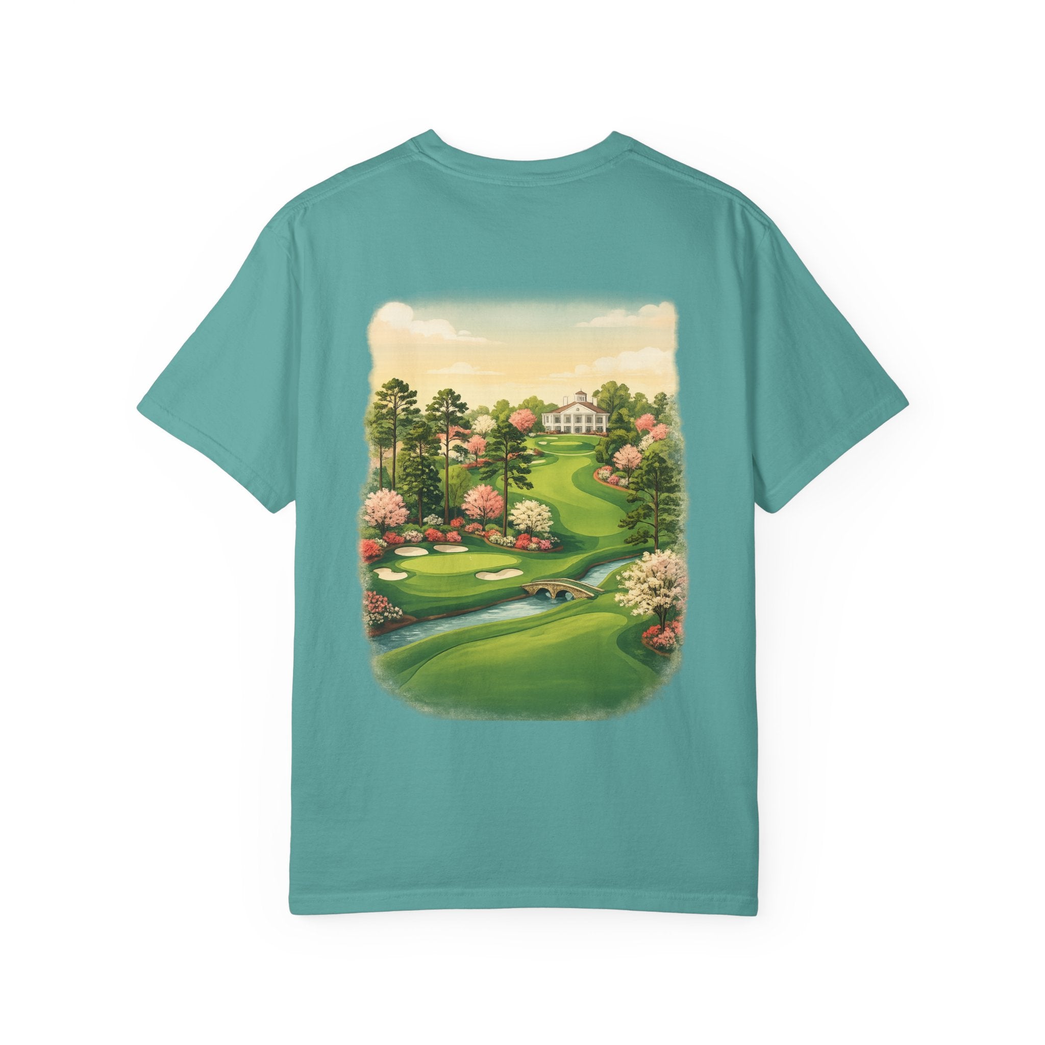 Retro Augusta-Inspired Golf T-Shirt | Classic Spring Golf Course Graphic Tee