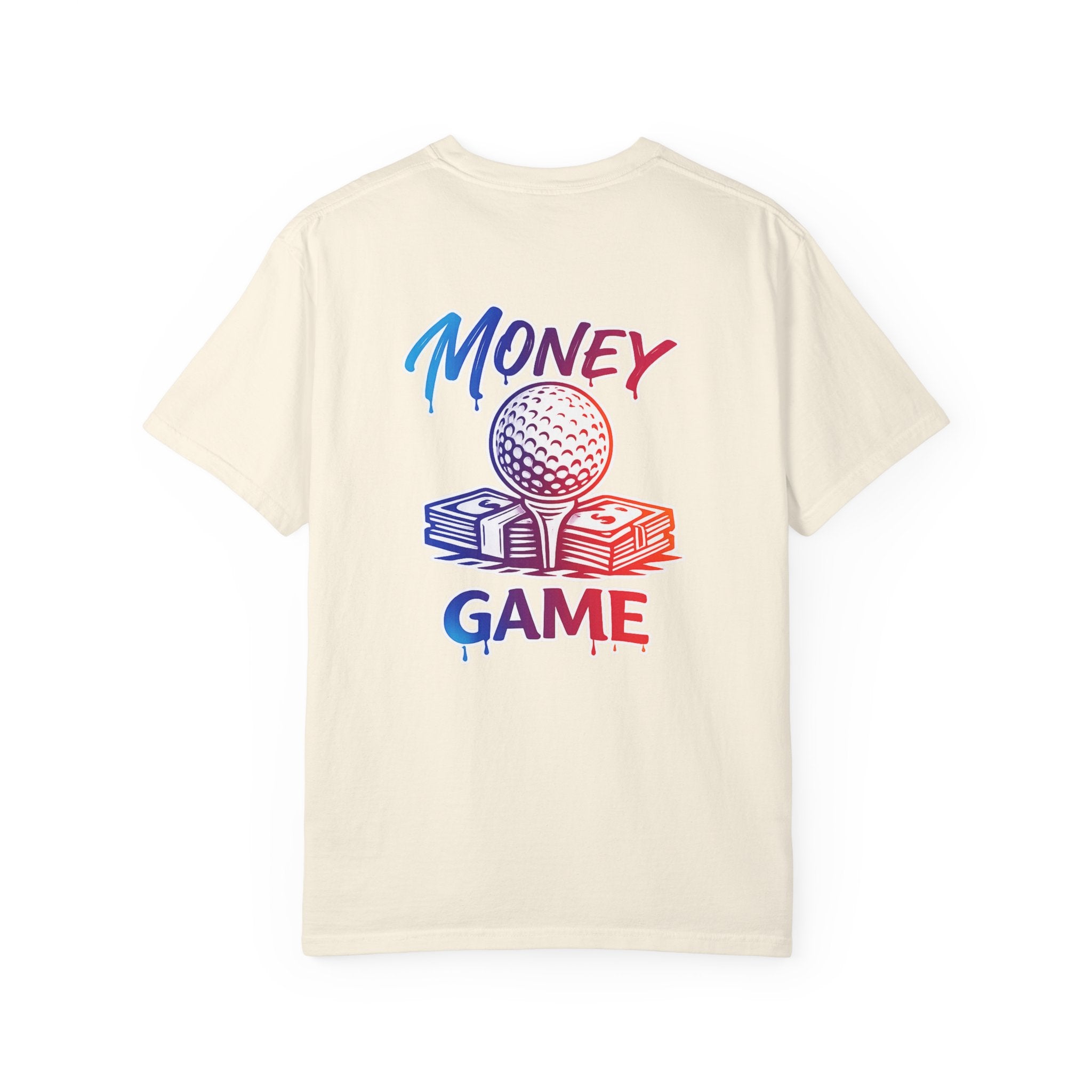 Money Game T-Shirt — Golf Ball & Cash Graphic Tee