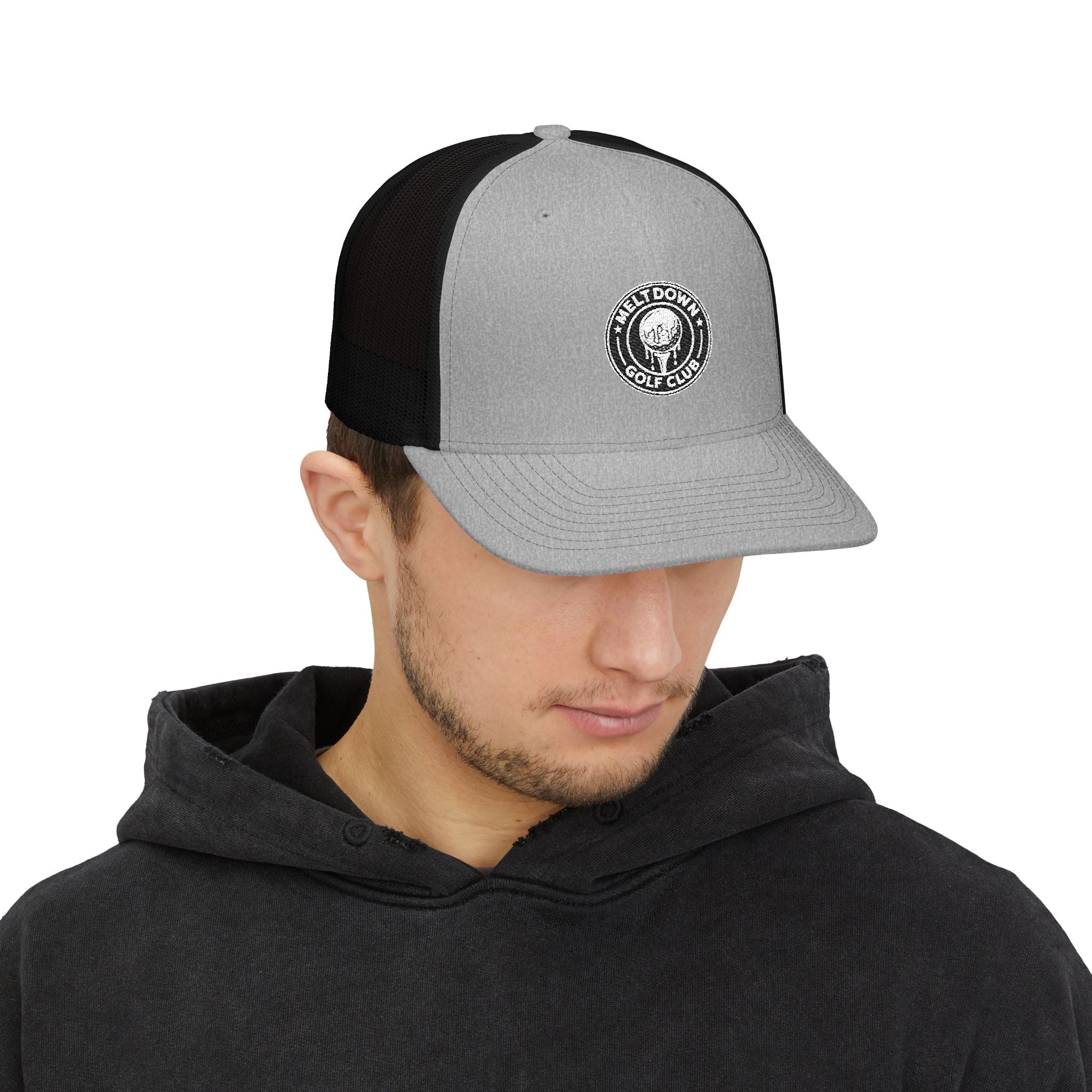 Meltdown Golf Club Embroidered Trucker Cap
