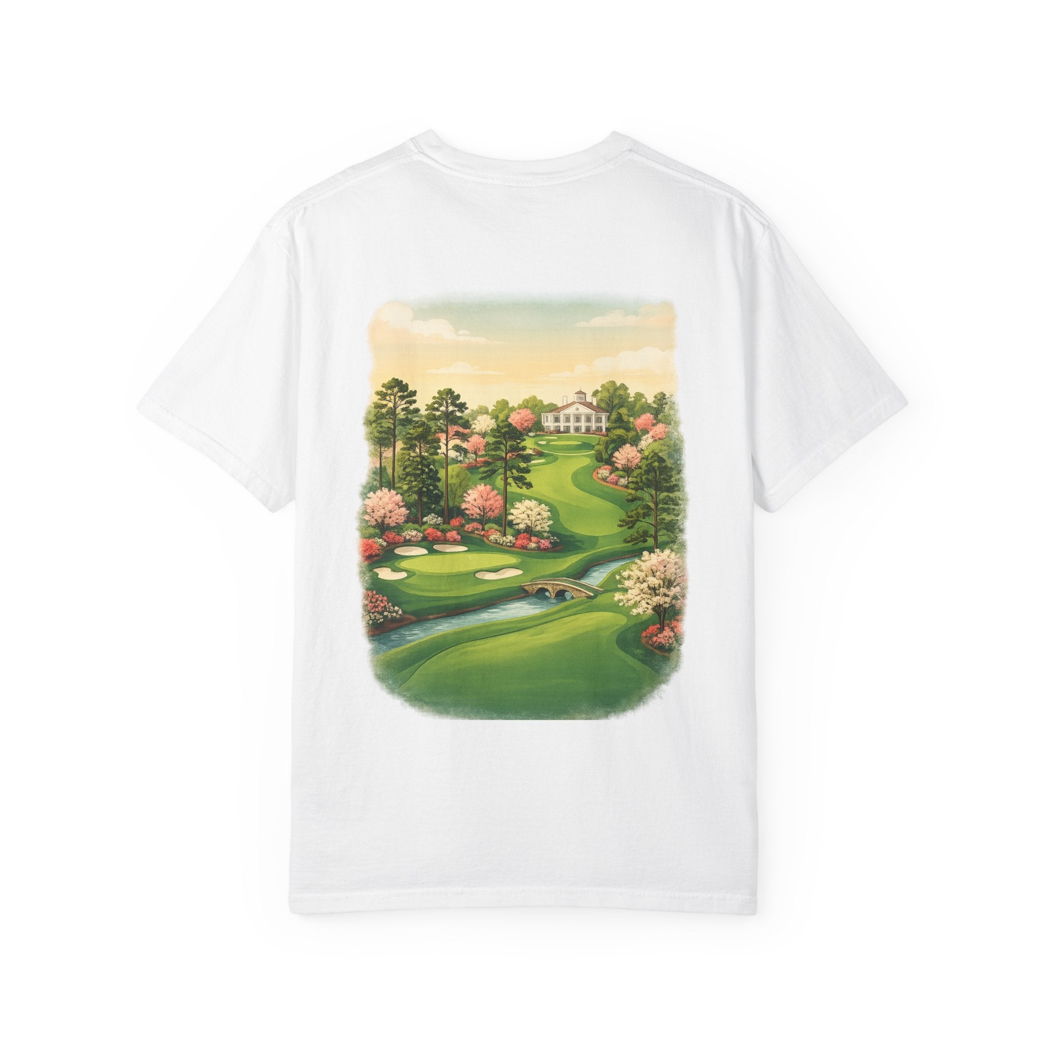 Retro Augusta-Inspired Golf T-Shirt | Classic Spring Golf Course Graphic Tee