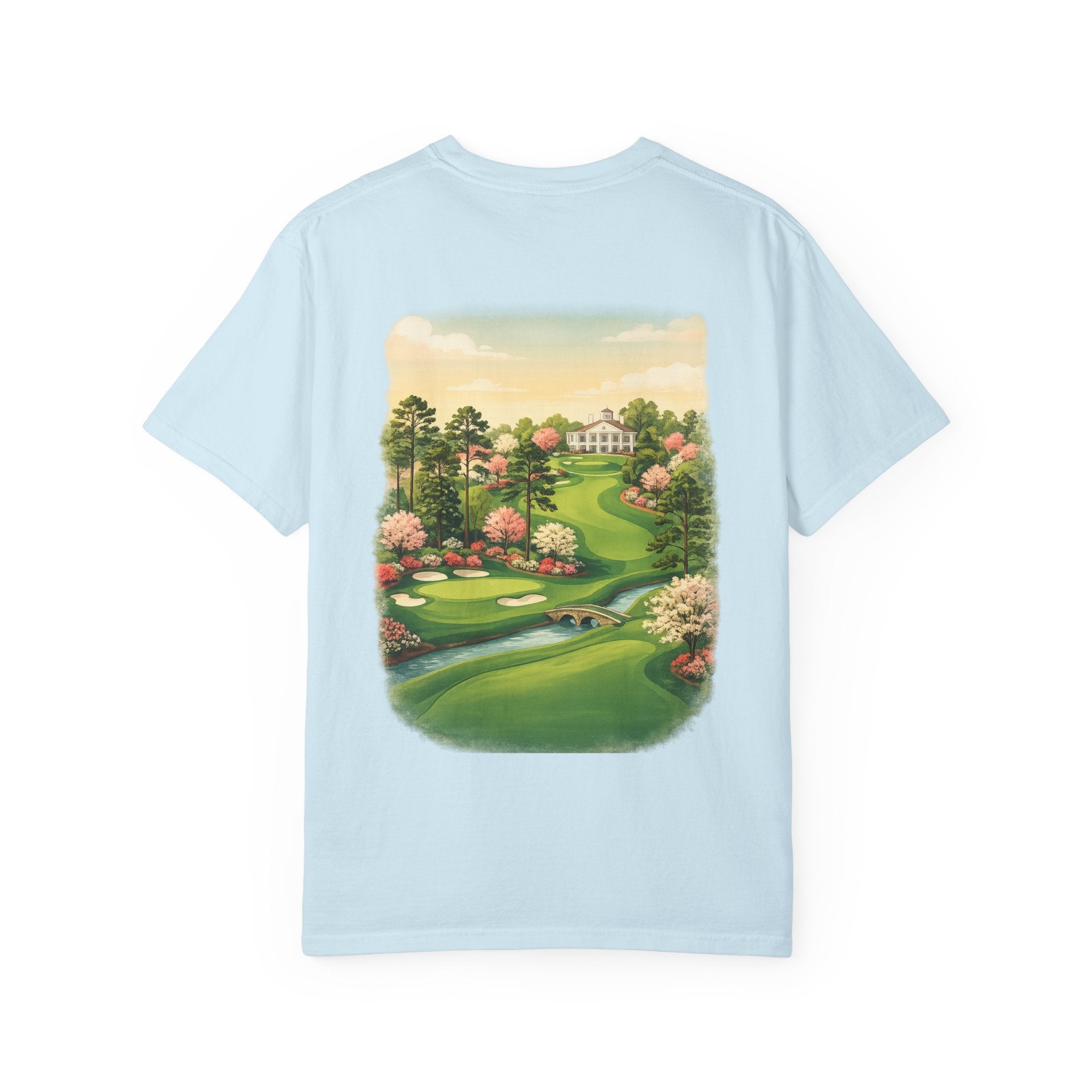 Retro Augusta-Inspired Golf T-Shirt | Classic Spring Golf Course Graphic Tee