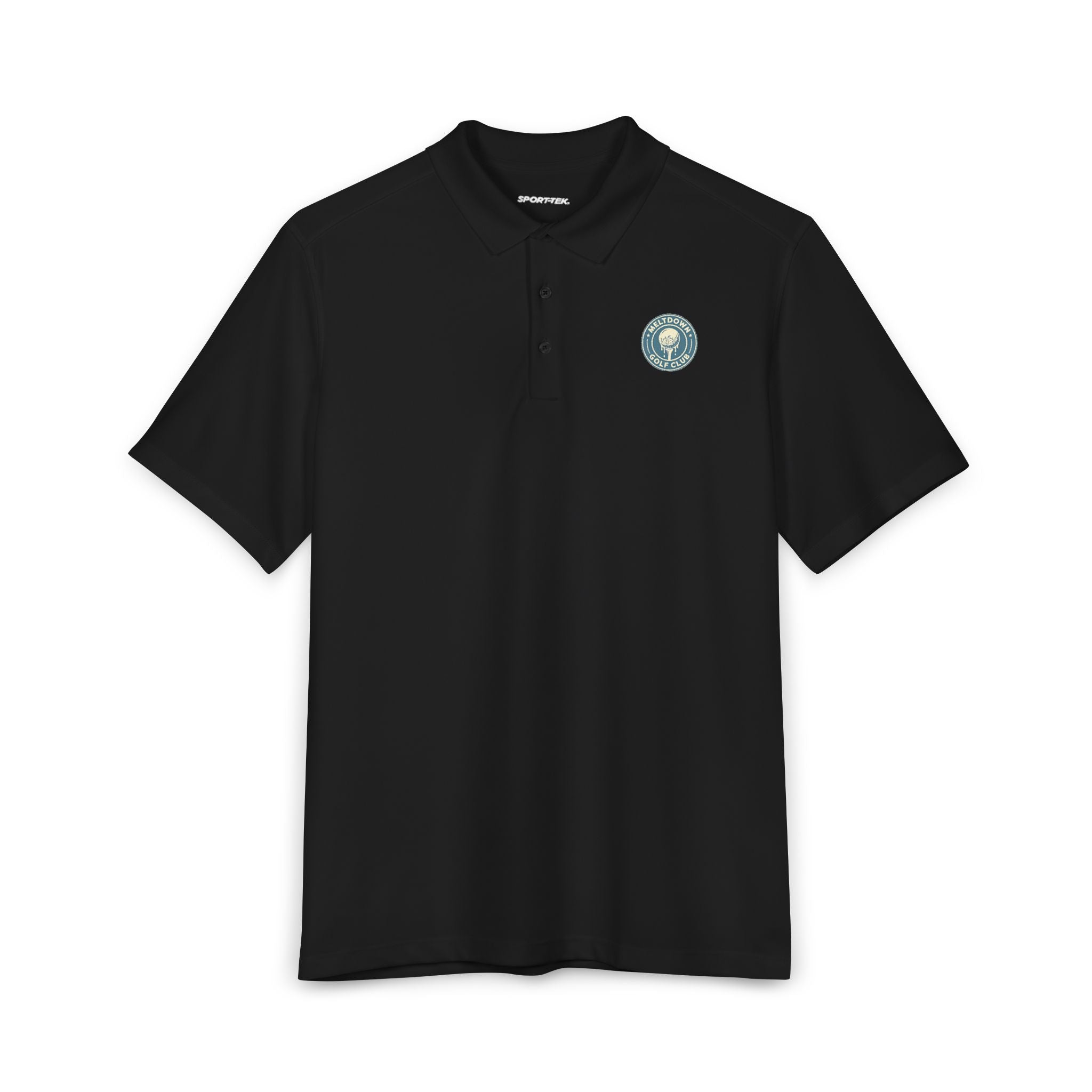 Meltdown Logo Polo Shirt — Sport-Tek UV Micropique Men's Polo