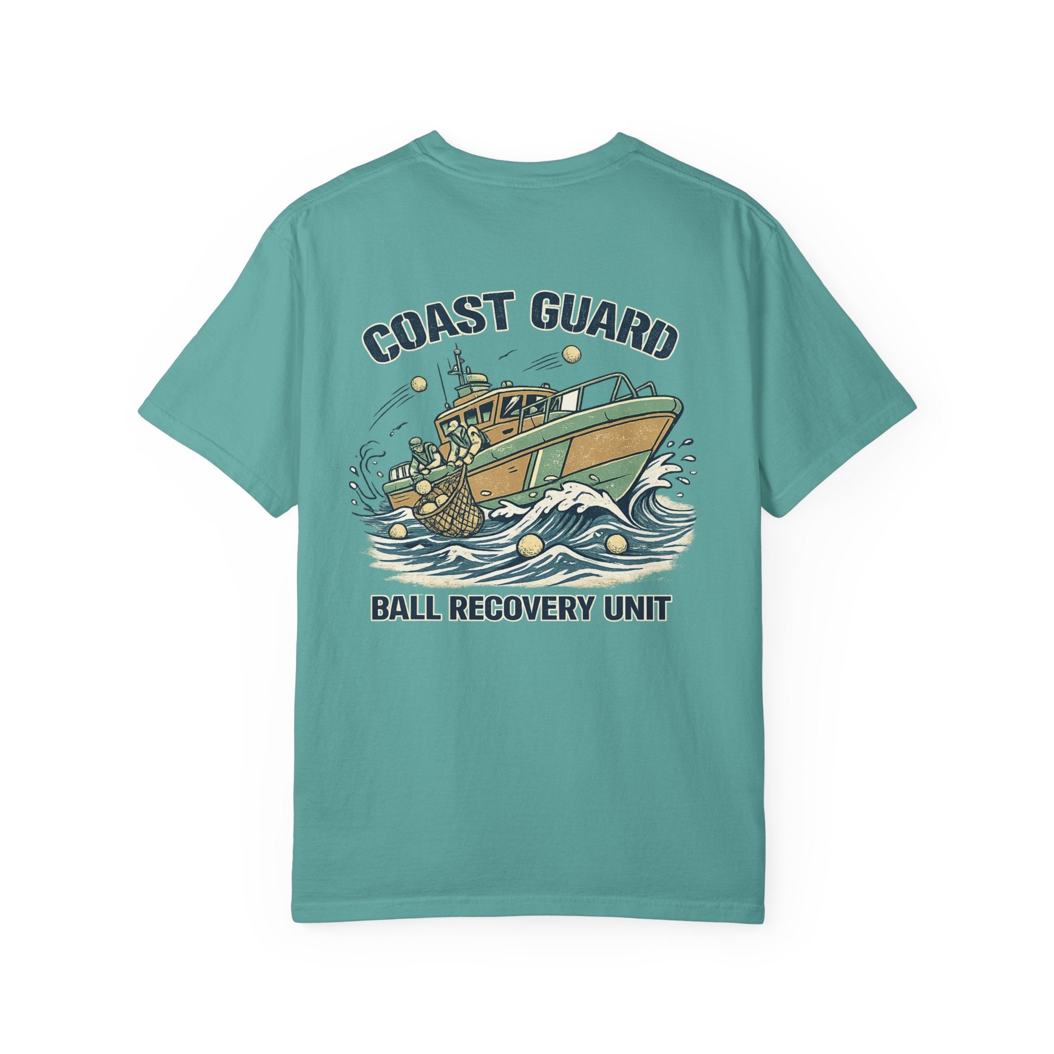 Coast Guard Ball Recovery Unit Golf Shirt – Vintage Nautical Golf Tee