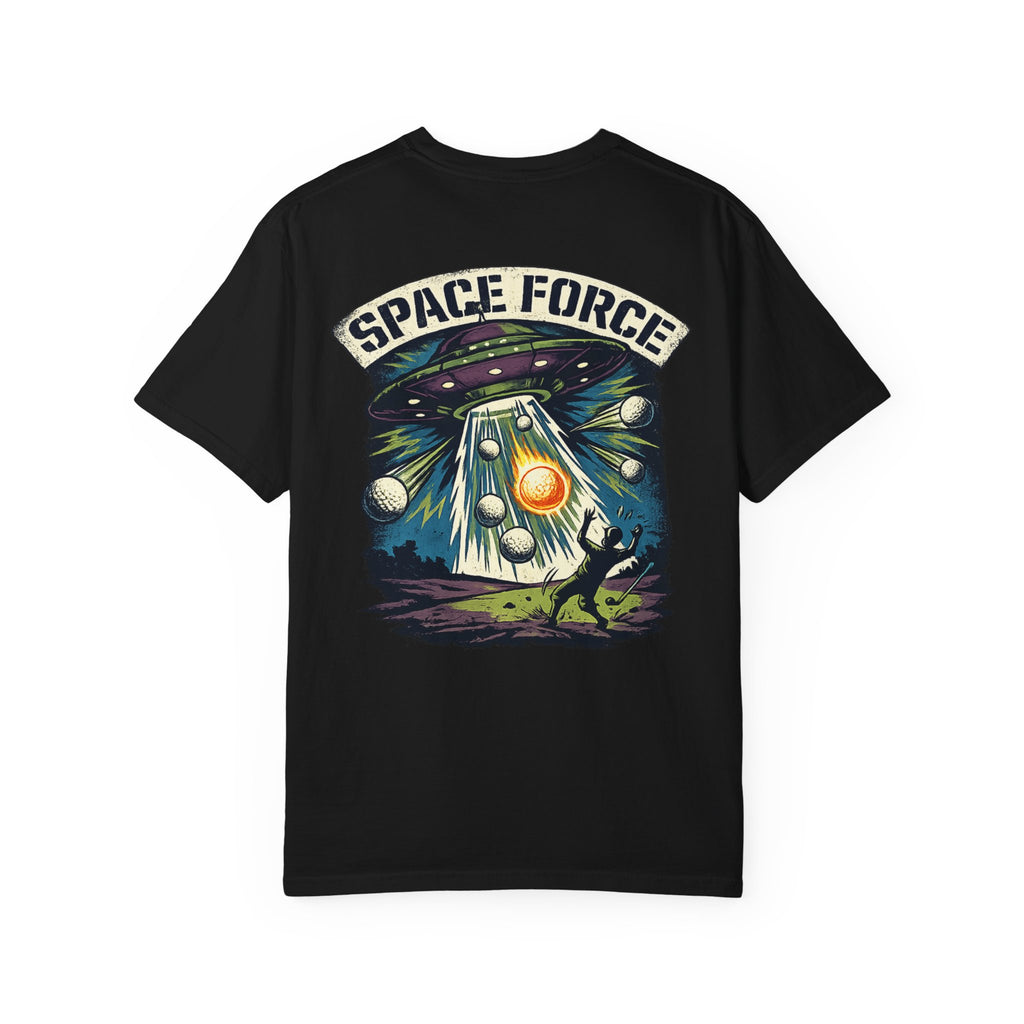 Space Force T-Shirt — Retro UFO Alien Abduction Graphic Tee
