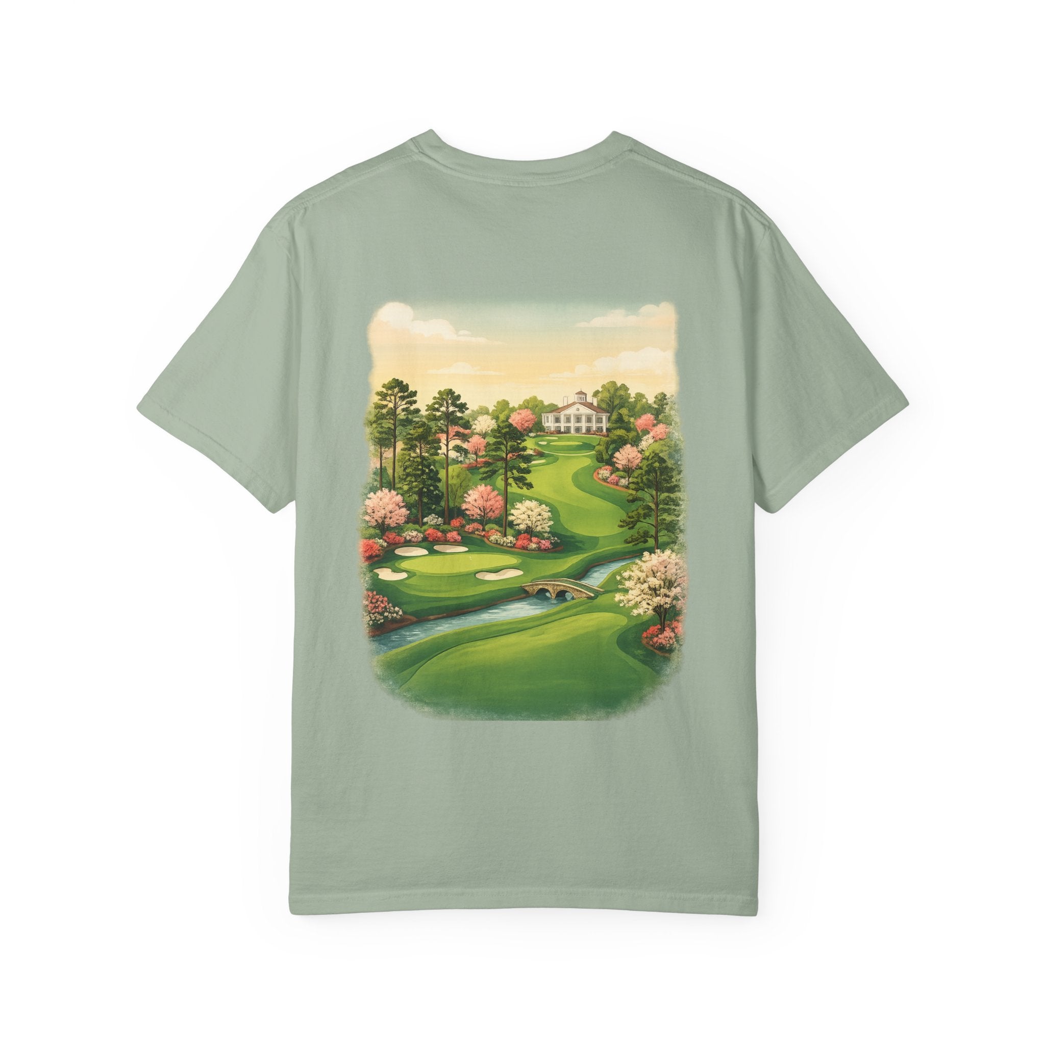 Retro Augusta-Inspired Golf T-Shirt | Classic Spring Golf Course Graphic Tee