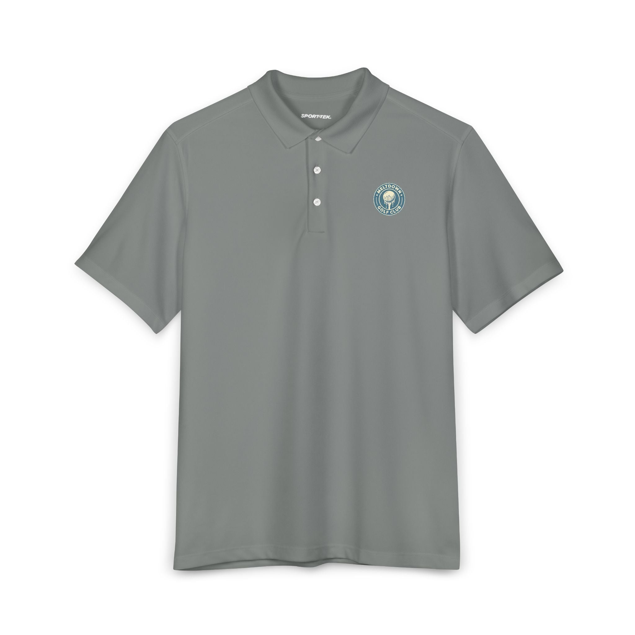 Meltdown Logo Polo Shirt — Sport-Tek UV Micropique Men's Polo