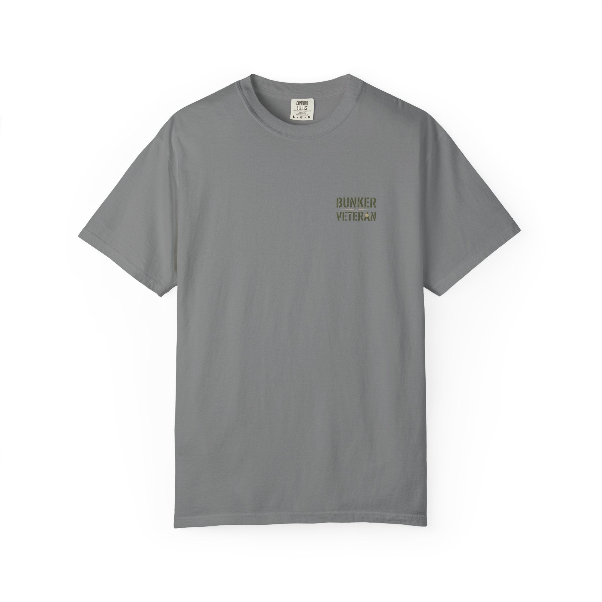 Bunker Veteran Golf Shirt – Multiple Tours Vintage Military Golf Graphic Tee