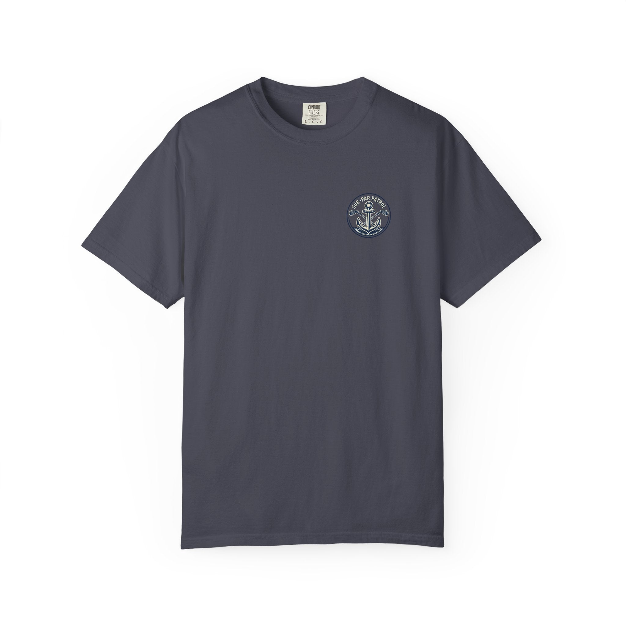 Sub-Par Patrol Golf Shirt – Vintage Submarine Funny Golf Graphic Tee