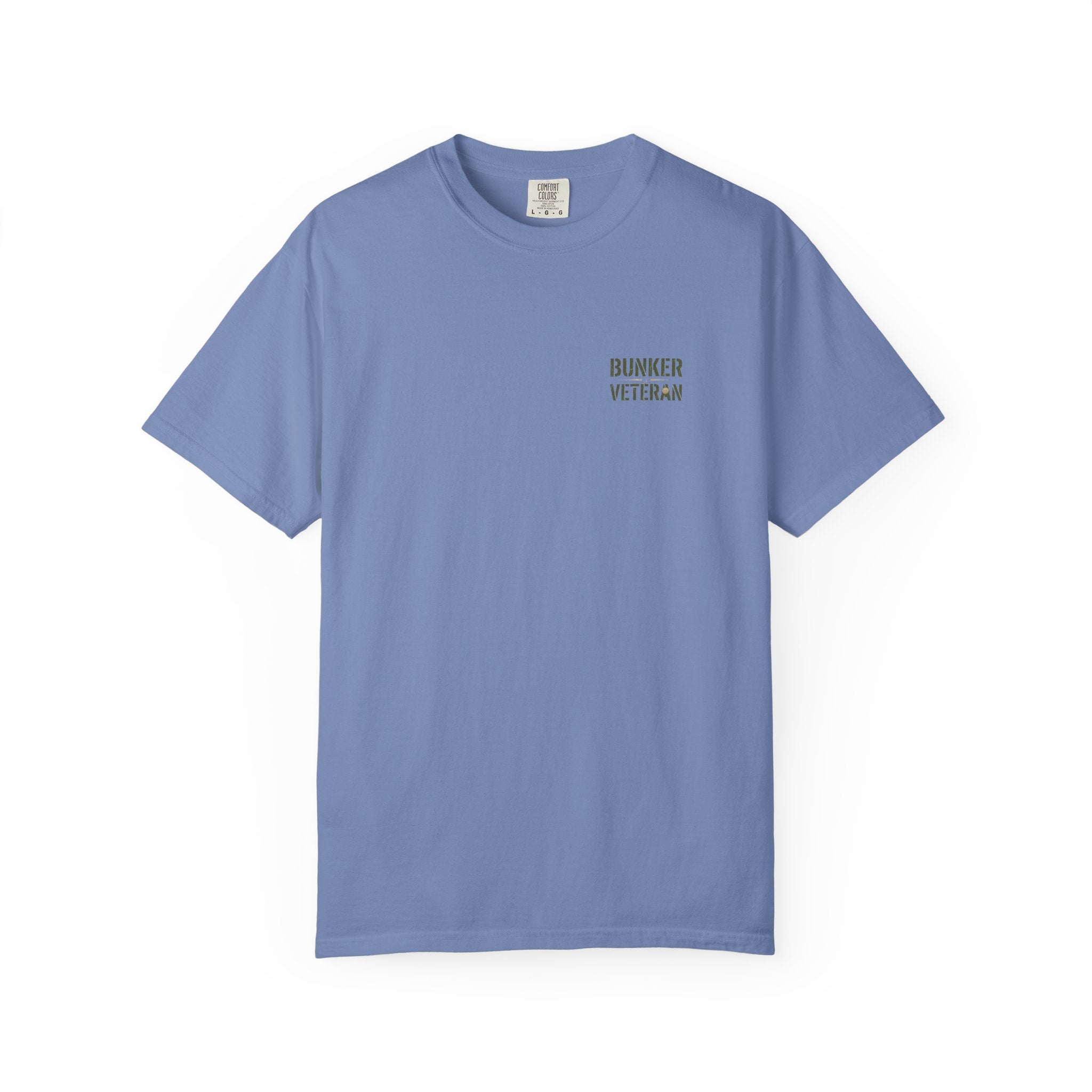 Bunker Veteran Golf Shirt – Multiple Tours Vintage Military Golf Graphic Tee