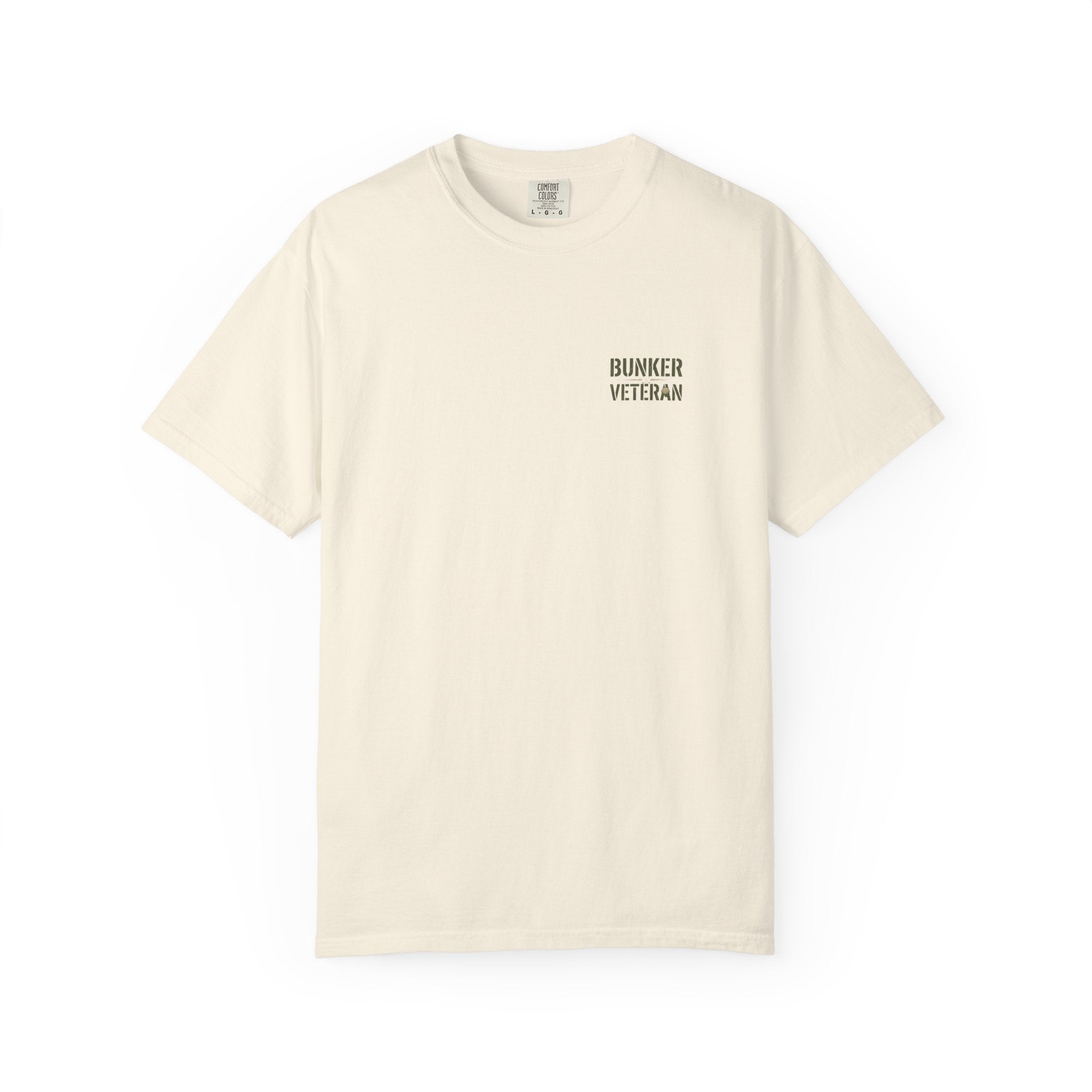 Bunker Veteran Golf Shirt – Multiple Tours Vintage Military Golf Graphic Tee