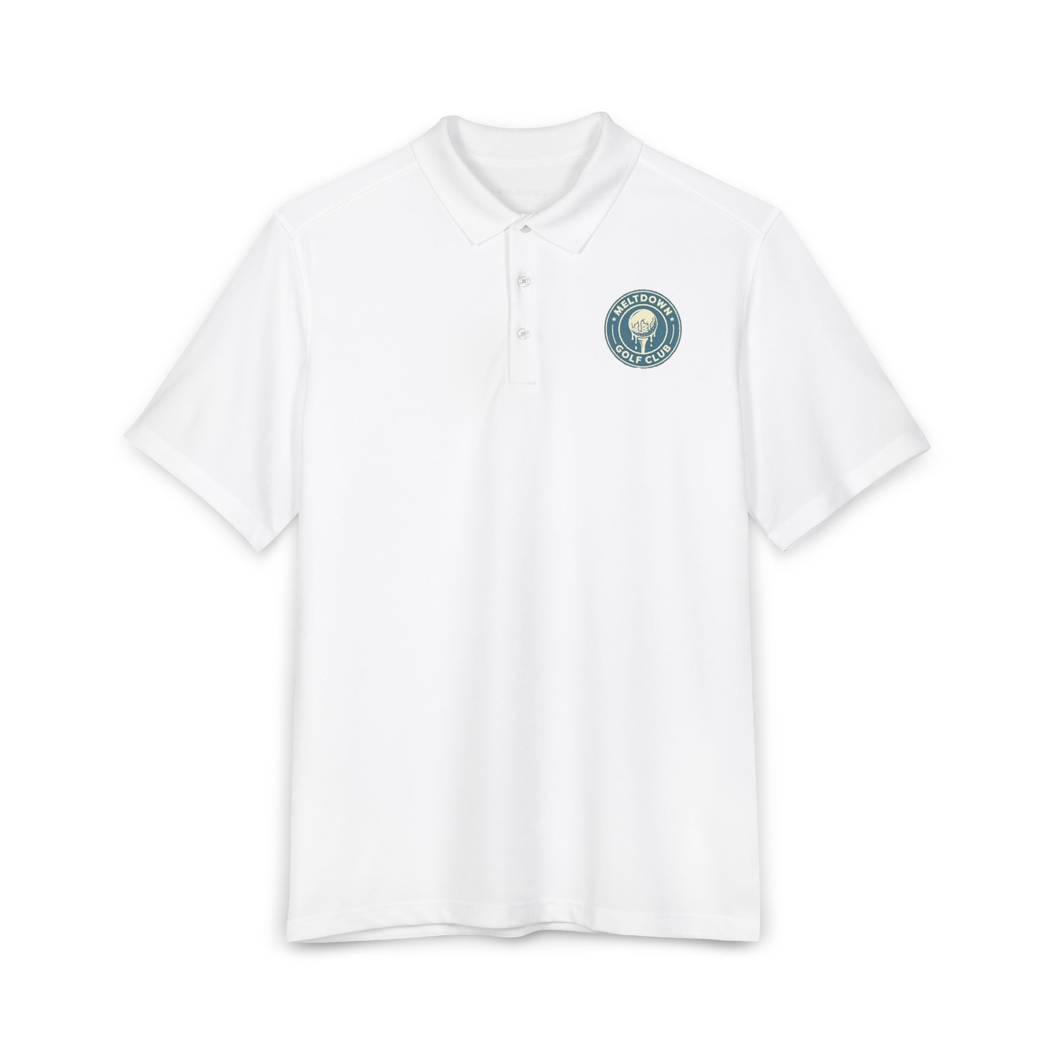 Meltdown Logo Polo Shirt — Sport-Tek UV Micropique Men's Polo