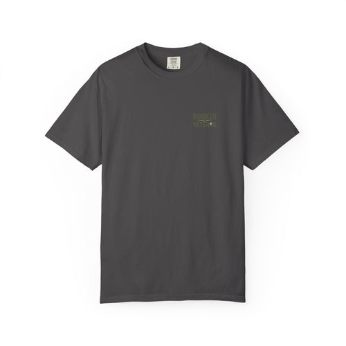 Bunker Veteran Golf Shirt – Multiple Tours Vintage Military Golf Graphic Tee