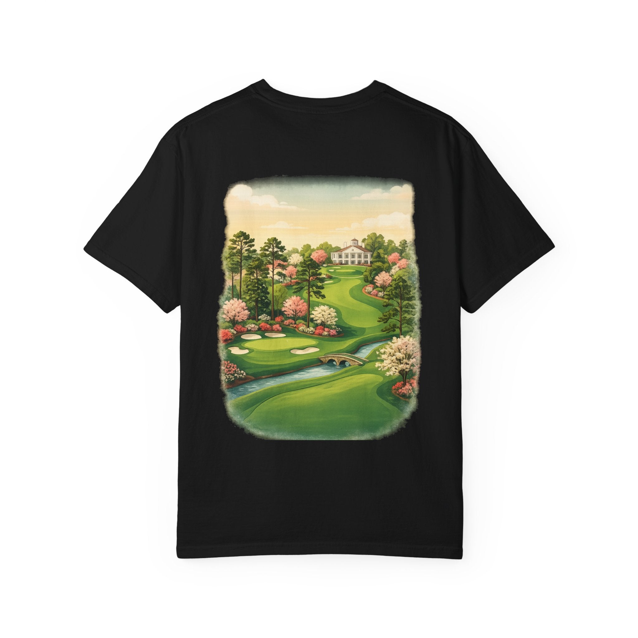 Retro Augusta-Inspired Golf T-Shirt | Classic Spring Golf Course Graphic Tee